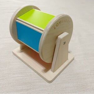 Lovevery Wooden Spinning Rainbow Montessori Sensory Play Toy